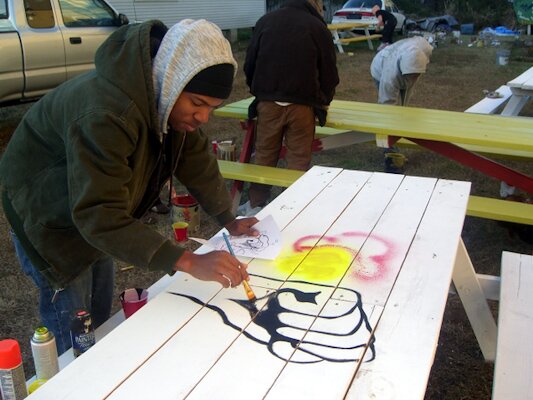 A3 picnic tables